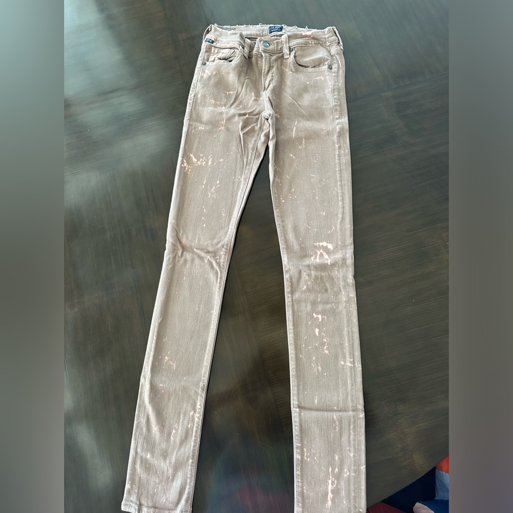 Citizens for Humanity Distressed Skinny Jean in Taupe -SZ 27